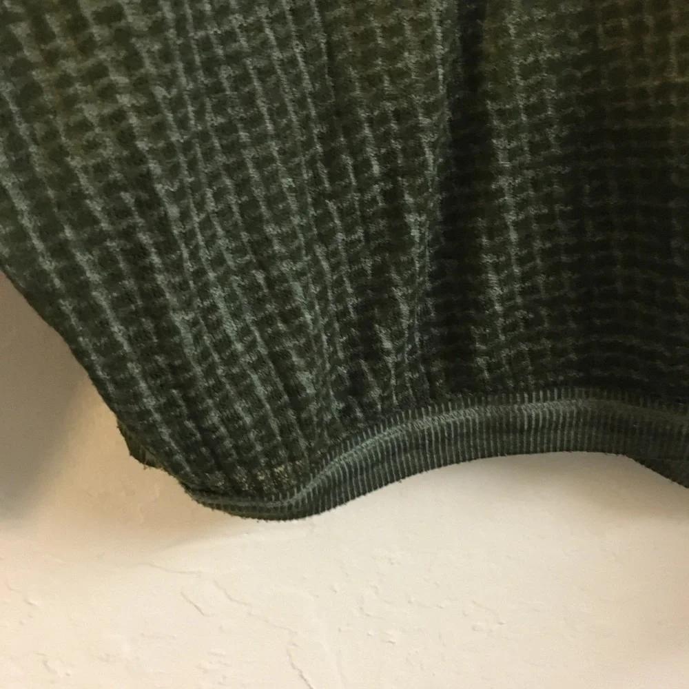 We The Free Oversized Sweater Size Small Green V Neck Lightweight Boho - Picture 6 of 12